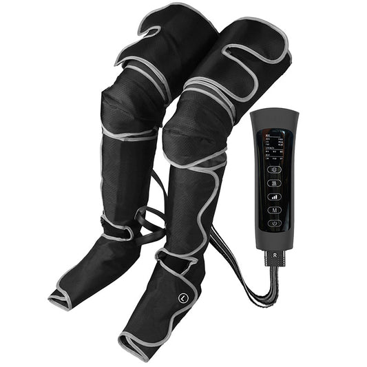 WayOne Air Compression Leg Massager | Full-Leg Heat & Vibration