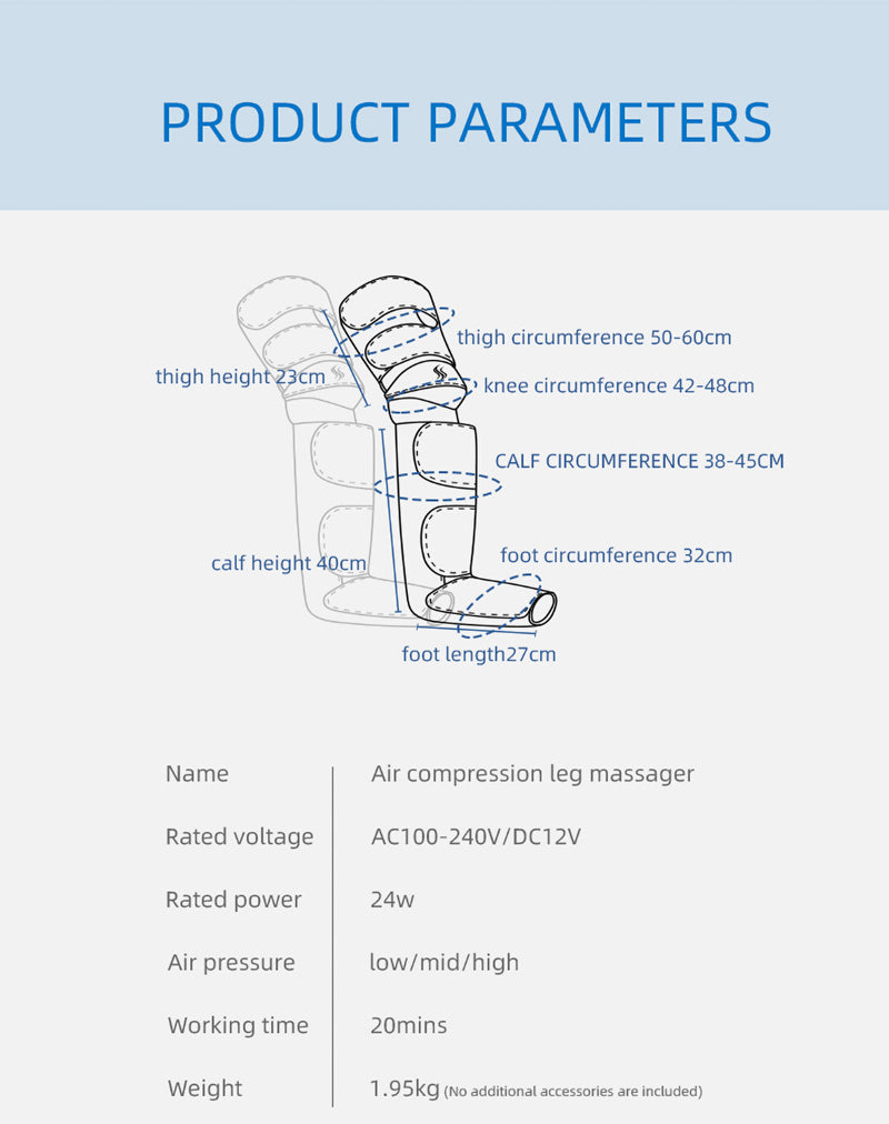 Wayone Xpress Knee Massager | Professional Leg & Athlete Recovery