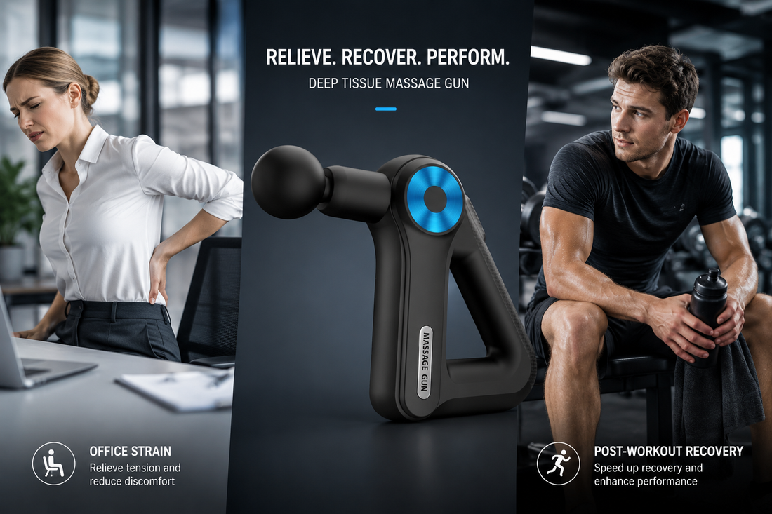 Massage Gun: Relieve Back Pain & Boost Muscle Recovery