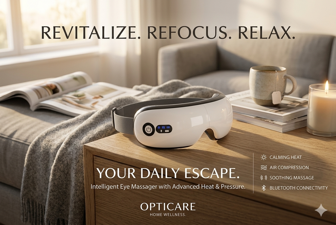 Smart Eye Massager for Digital Eye Strain Relief