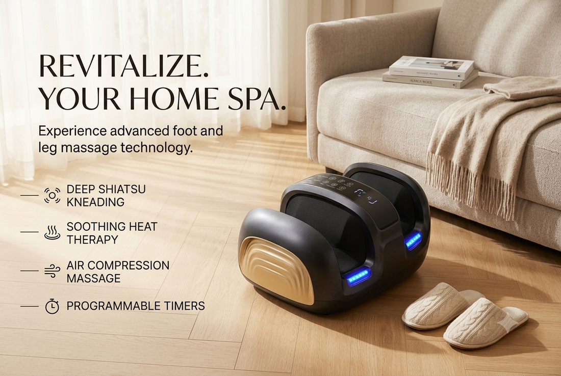 Heavy Legs? 4 Ways a Heated Leg Massager Relieves Pain