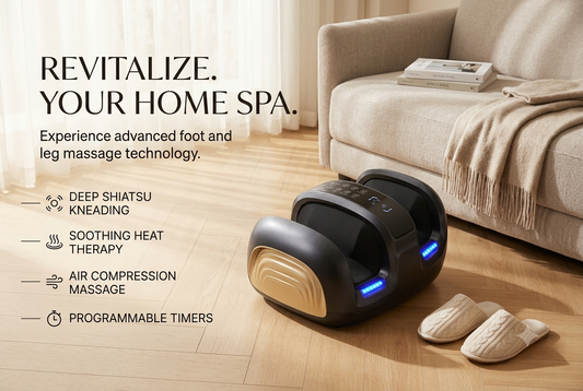 Heavy Legs? 4 Ways a Heated Leg Massager Relieves Pain