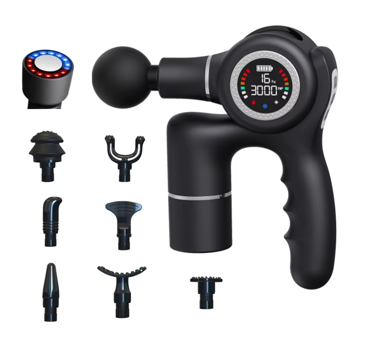 WayOne Elite Thermal Massage Gun | 12mm Deep Tissue Recovery