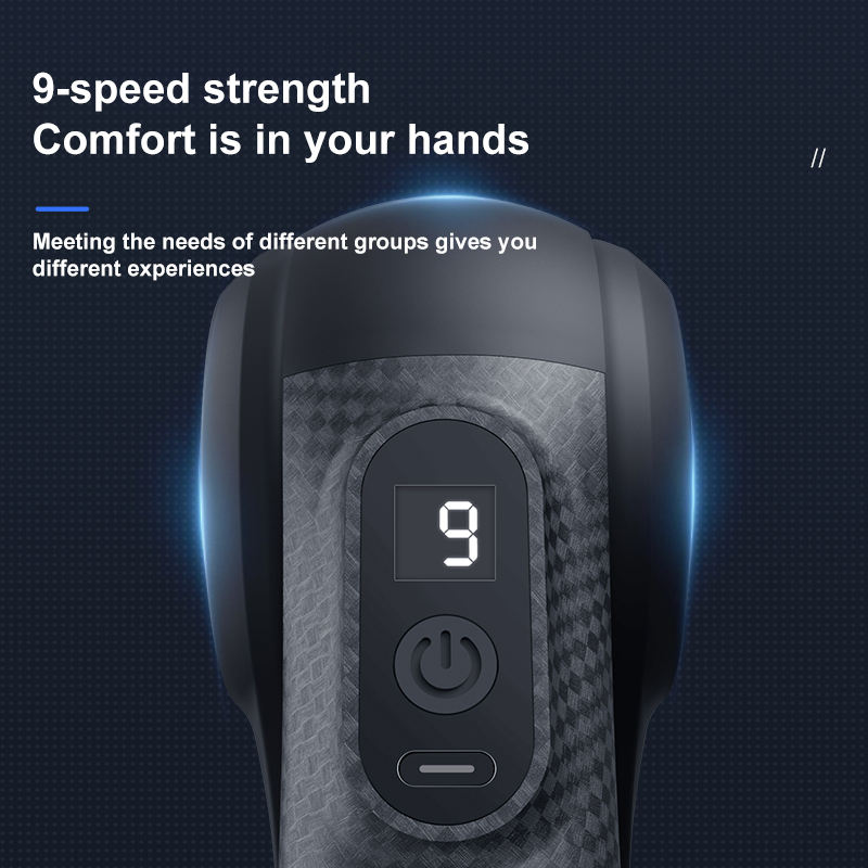 WayOne AI Smart Massage Gun | 9-Speed Deep Tissue Recovery & 9 Heads