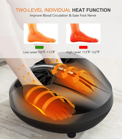 WayOne Shiatsu Foot Massager | 3 Massage Modes & Heat Therapy