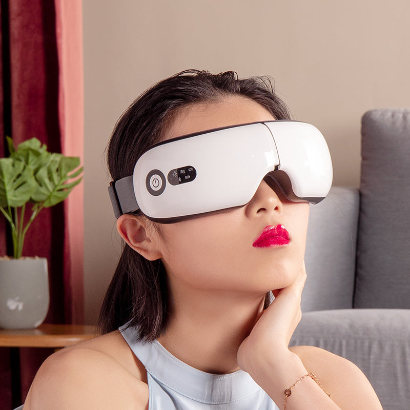 WayOne Smart Eye Massager | Heated Air Compression Mask for Dry Eyes
