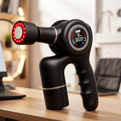 WayOne Elite Thermal Massage Gun | 12mm Deep Tissue Recovery