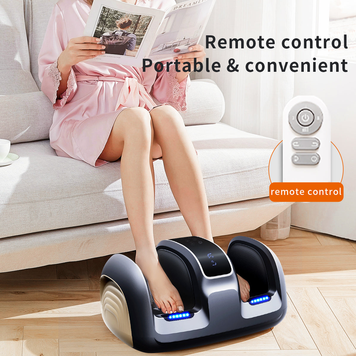 WayOne Smart Foot & Leg Massager | Heated Shiatsu Therapy