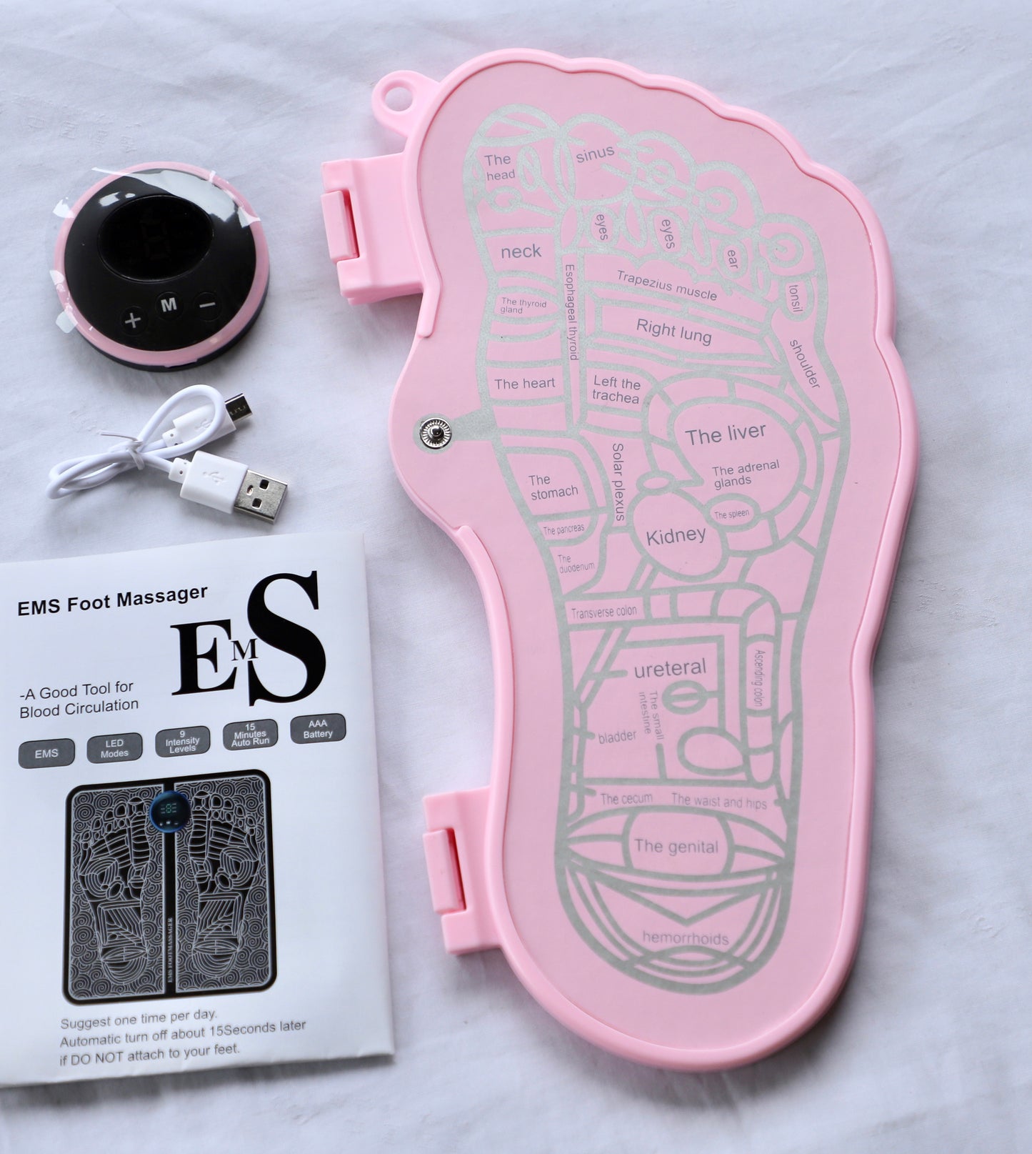 WayOne EMS Foot Massager Mat | 6 Modes Acupoint Reflexology